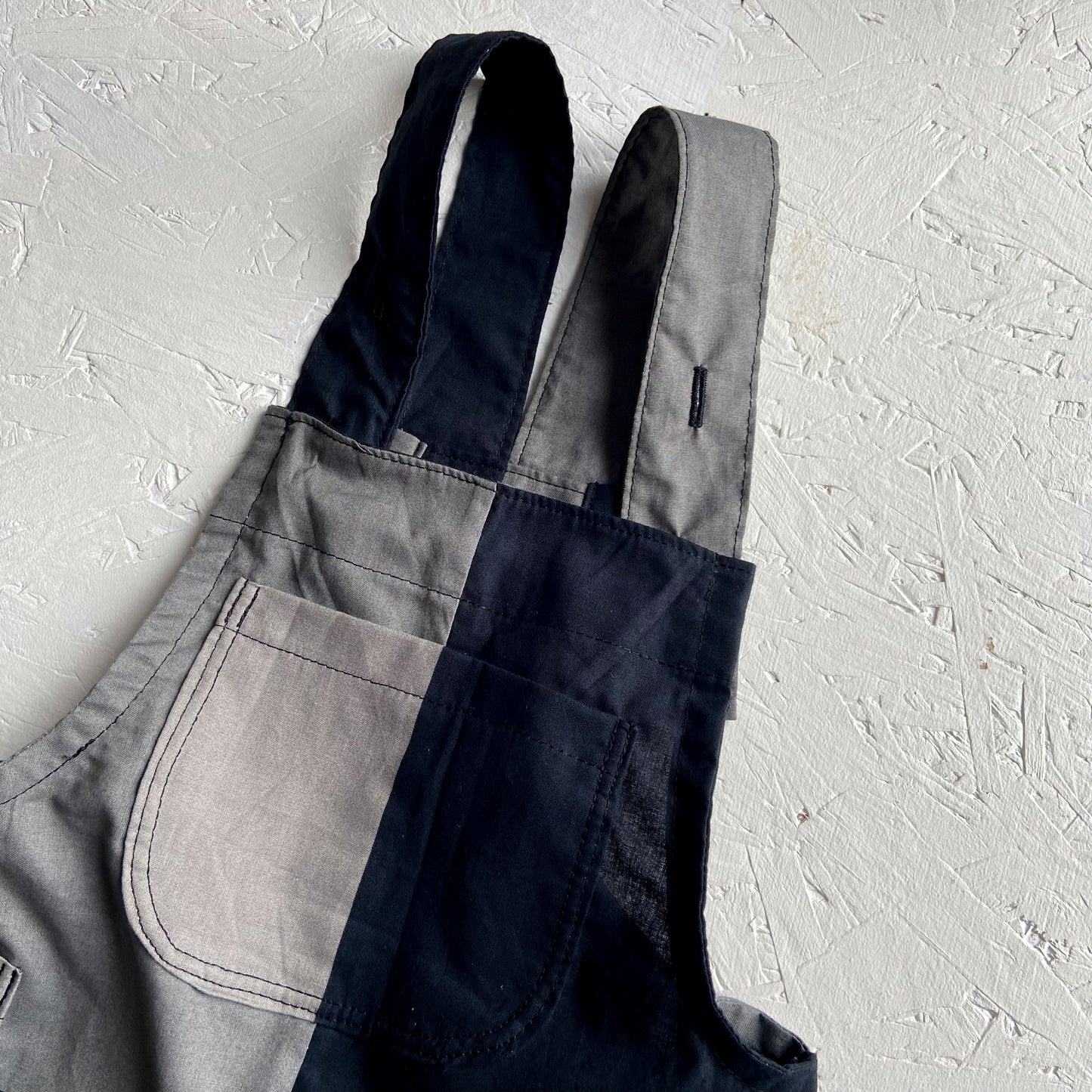 Black and Grey Joey Dungarees