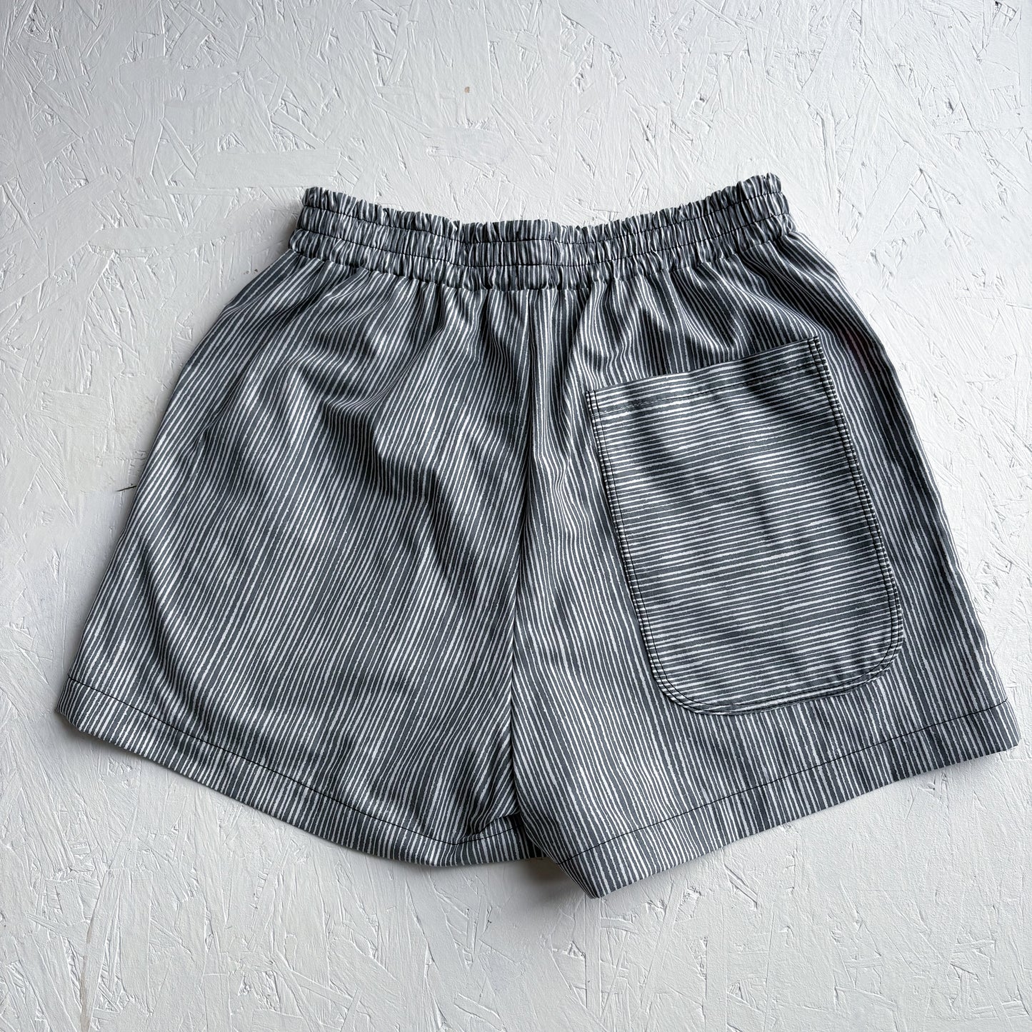 Grey Stripe Indy Short