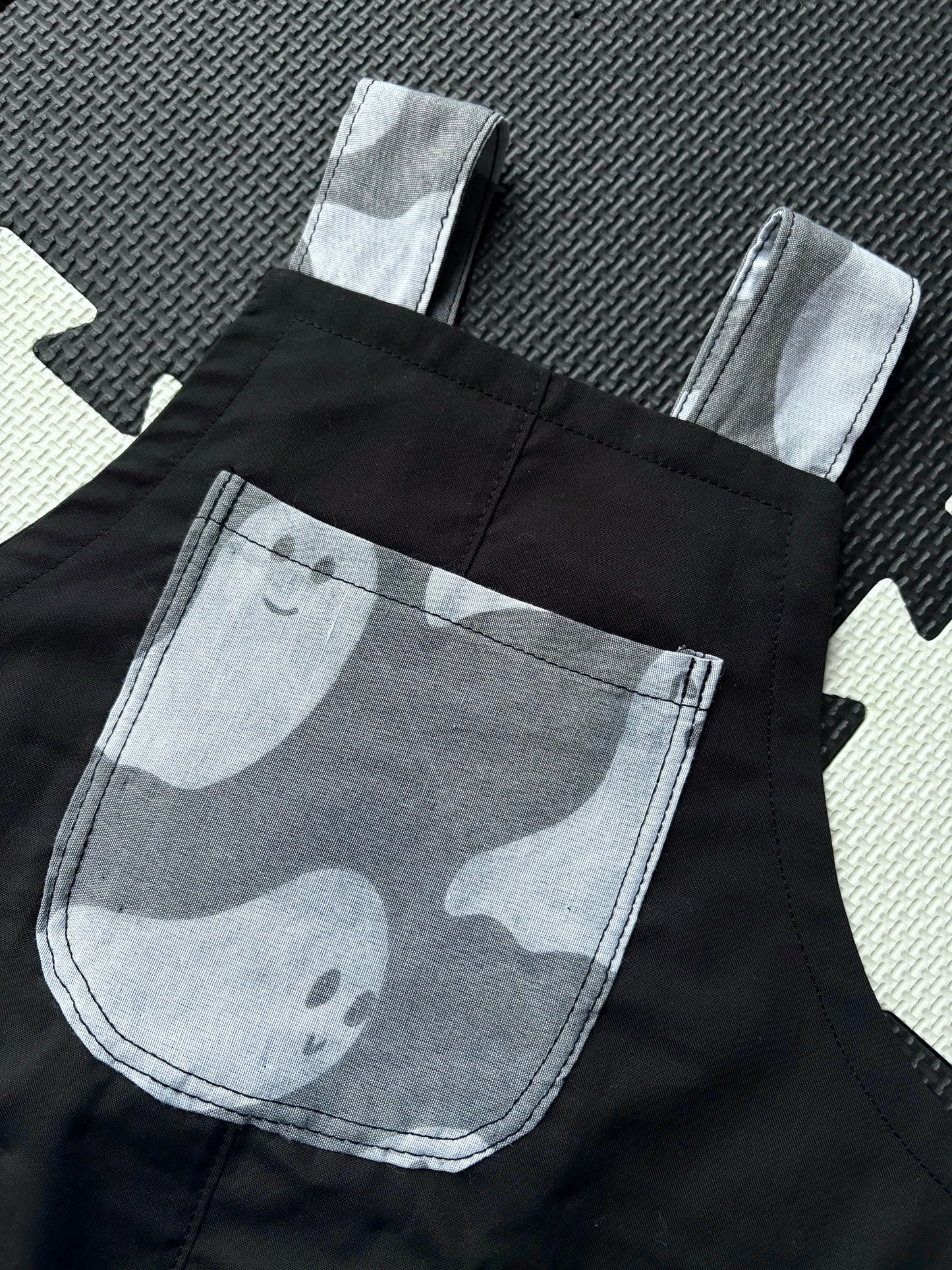 Ghosty and Black Joey Dungarees