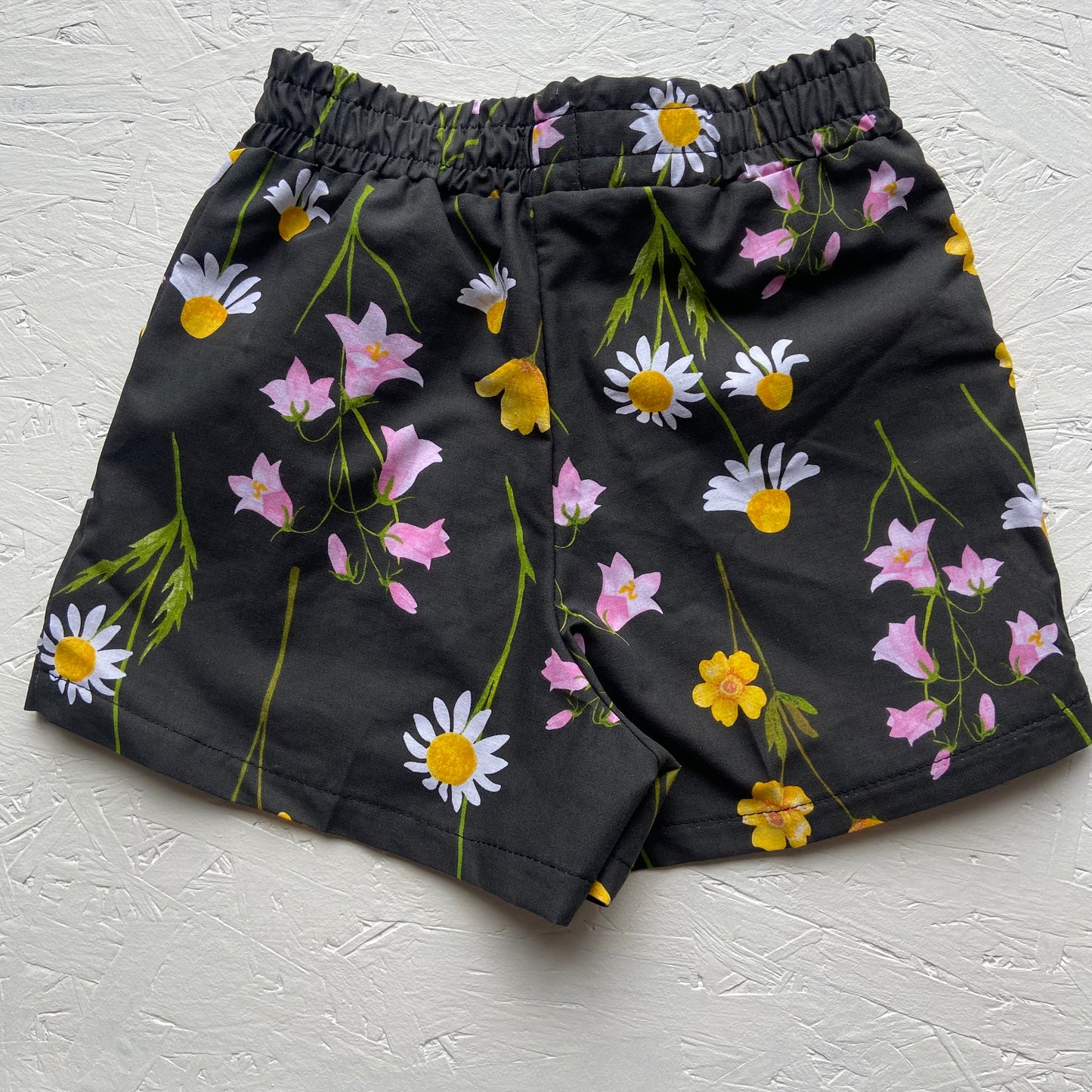 Black Floral Indy Shorts