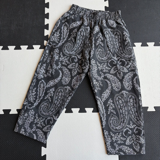 Dark Grey Paisley Baggies