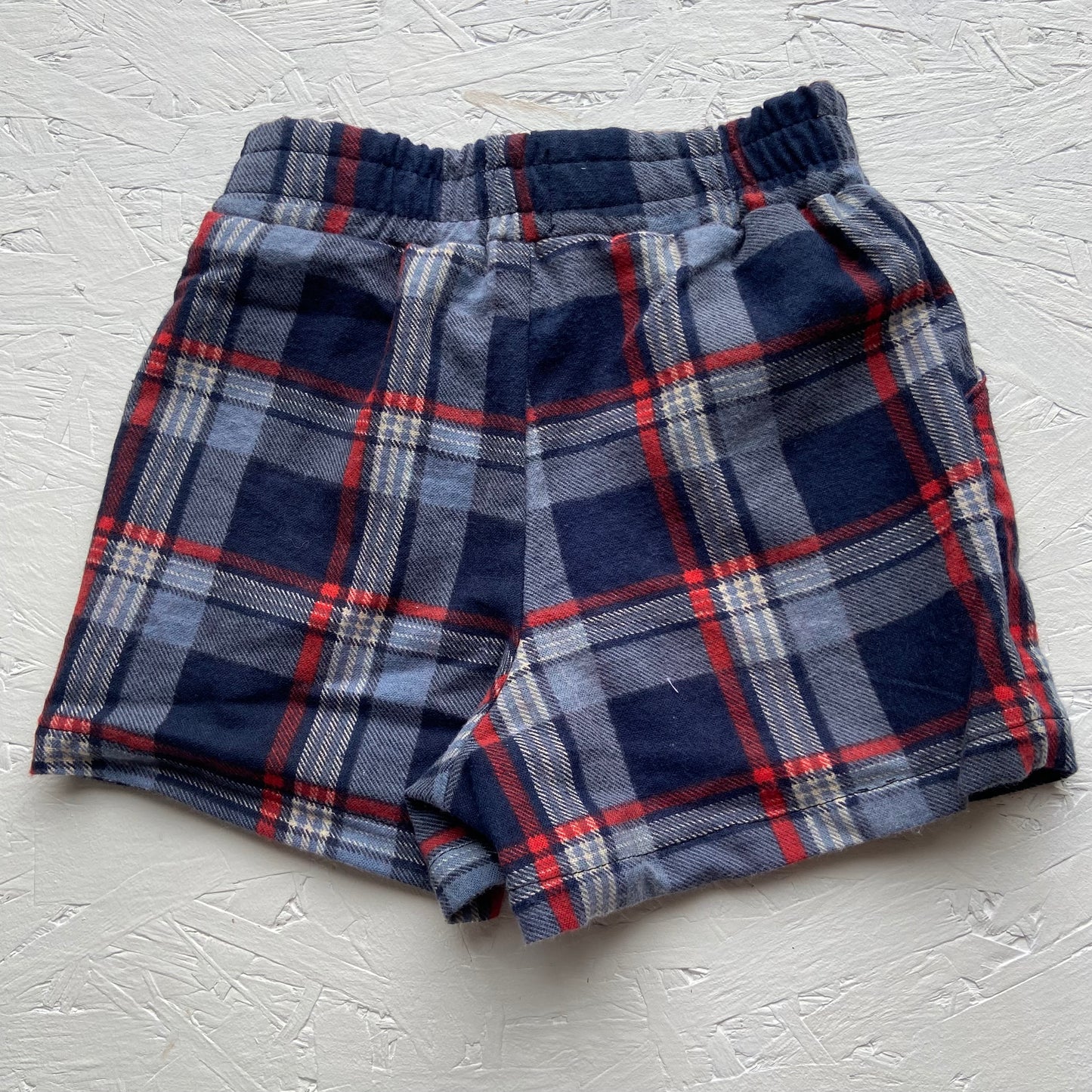 Blue Check Indy Shorts