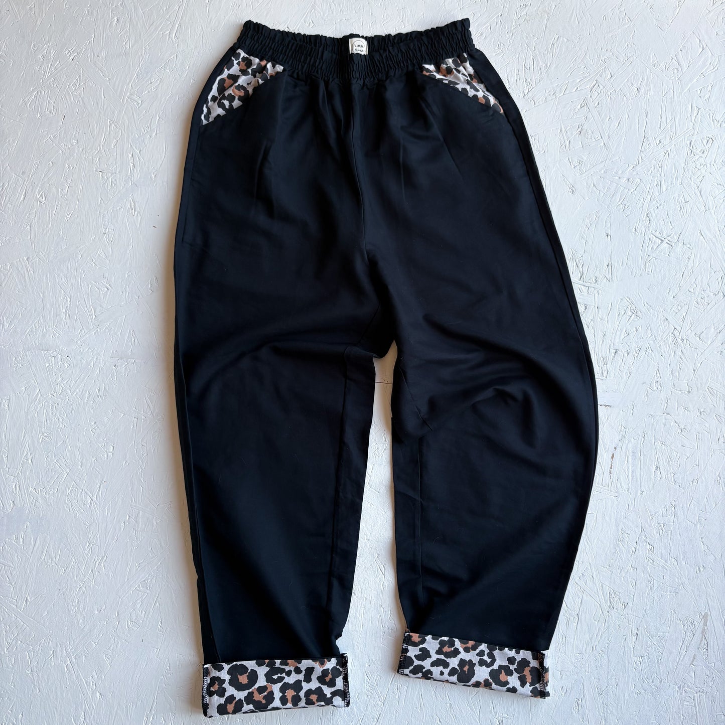 Black/Leopard Adult Baggies