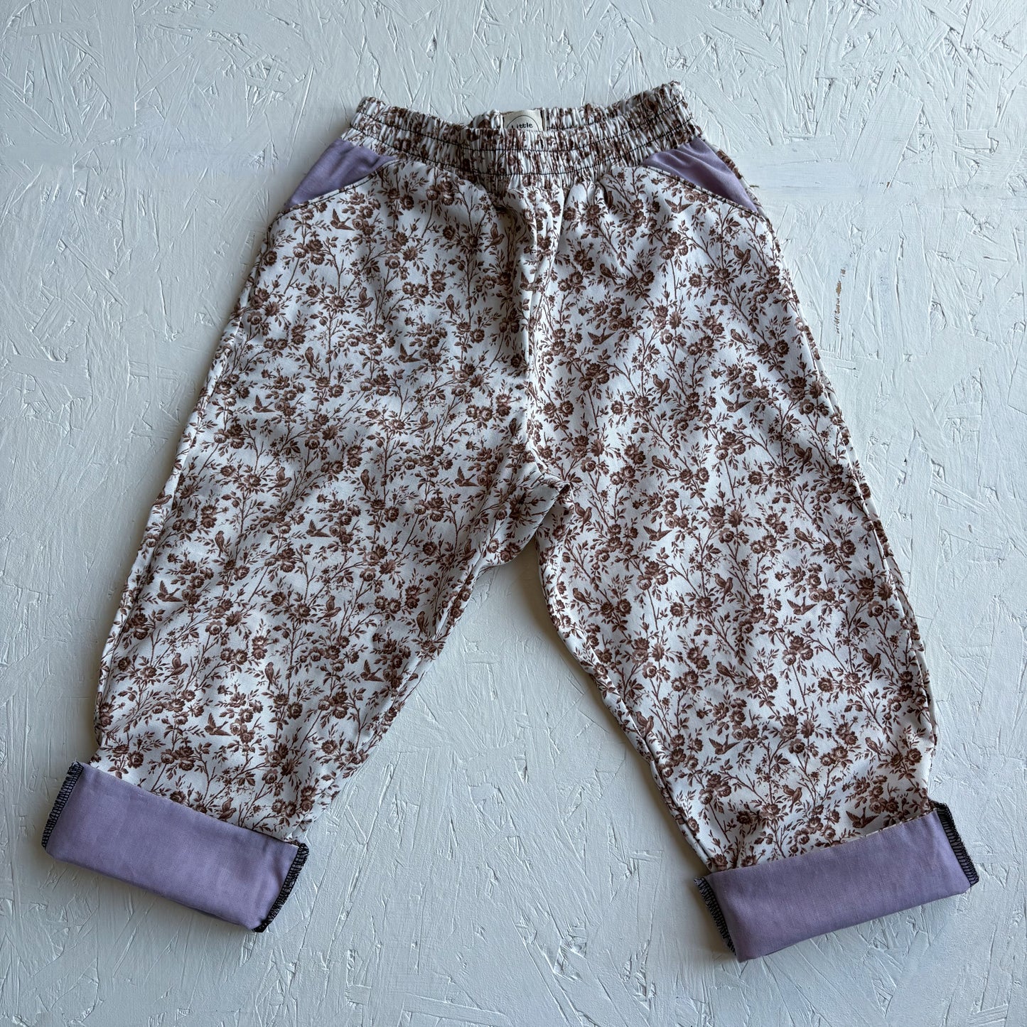 Vintage Wild Flower/Lilac Baggies