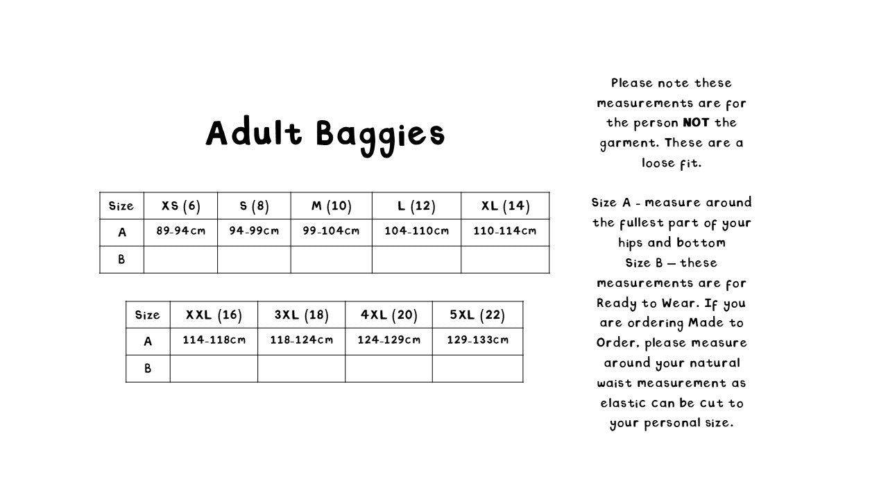 Adult Baggies