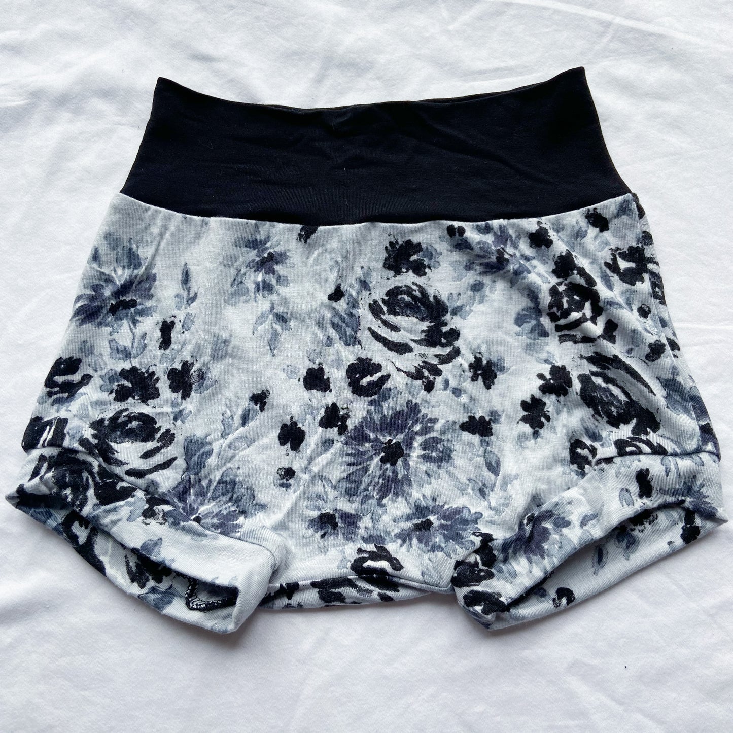 Grey Rose Shorts