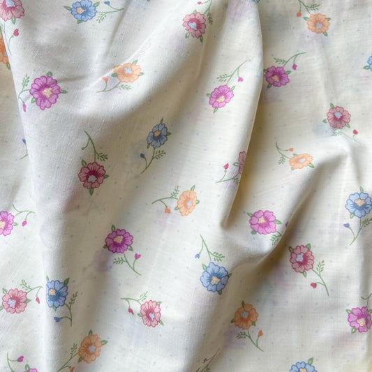 Cream Pastel Floral