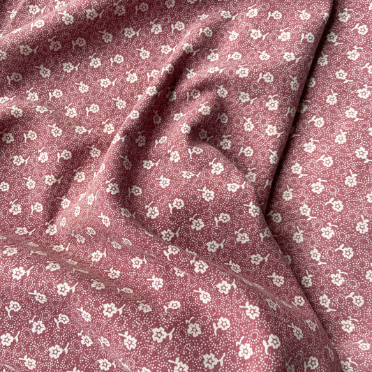 Ditsy Burgundy