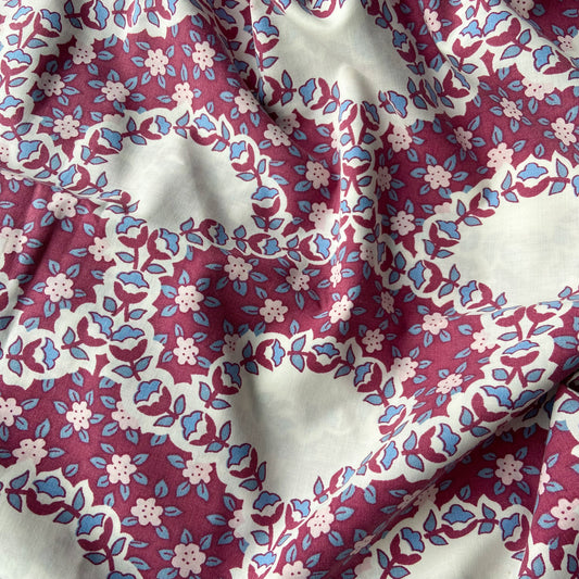 Burgundy/ Cream Ornamental