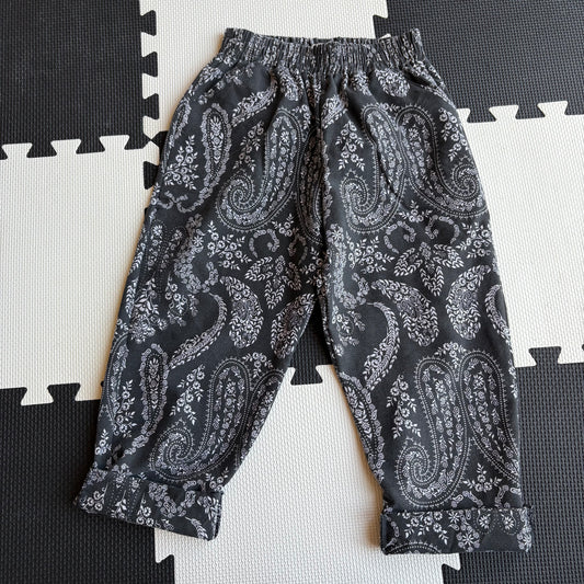Dark Grey Paisley Baggies