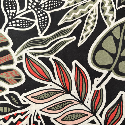 Black Autumnal Leaf