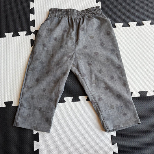 Grey Floral Baggies