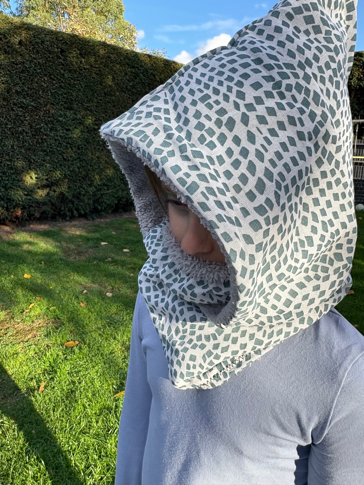 Green Dash Snixie Hood