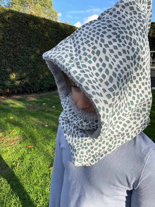 Green Dash Snixie Hood