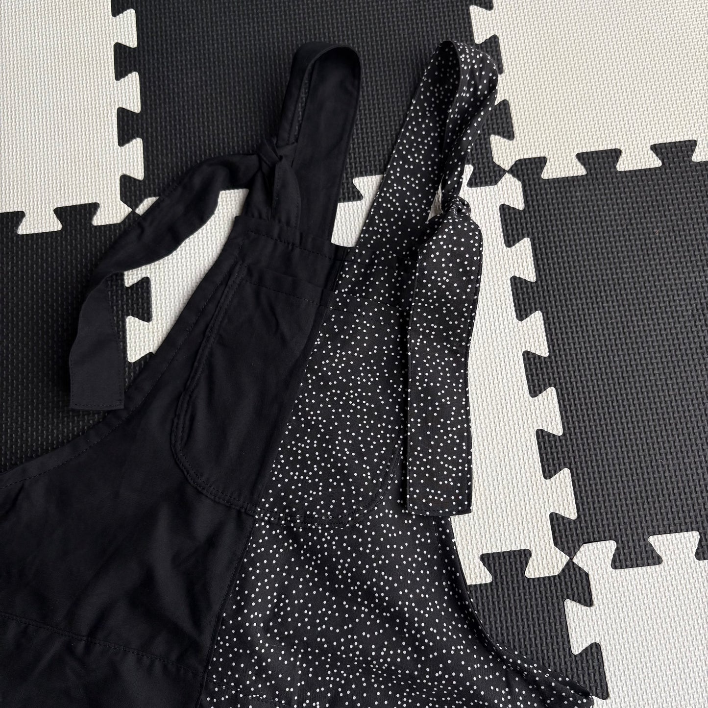 Polka Dot Spilt Adult Dungarees