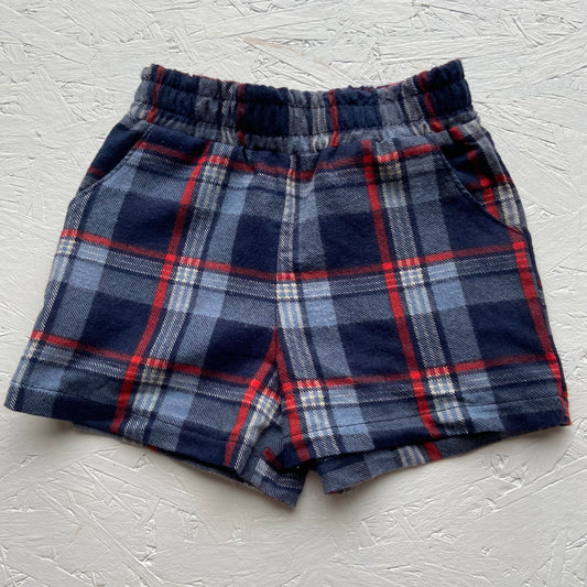Blue Check Indy Shorts