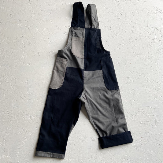 Black and Grey Joey Dungarees