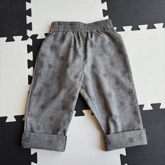 Grey Floral Baggies