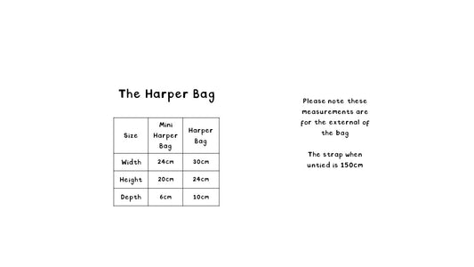 Denim and Check Harper Bag