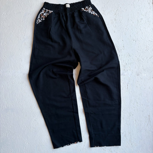 Black/Leopard Adult Baggies