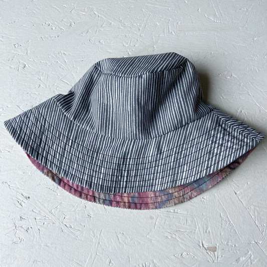 Grey Stripe and Pastel Abstract