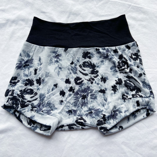 Grey Rose Shorts