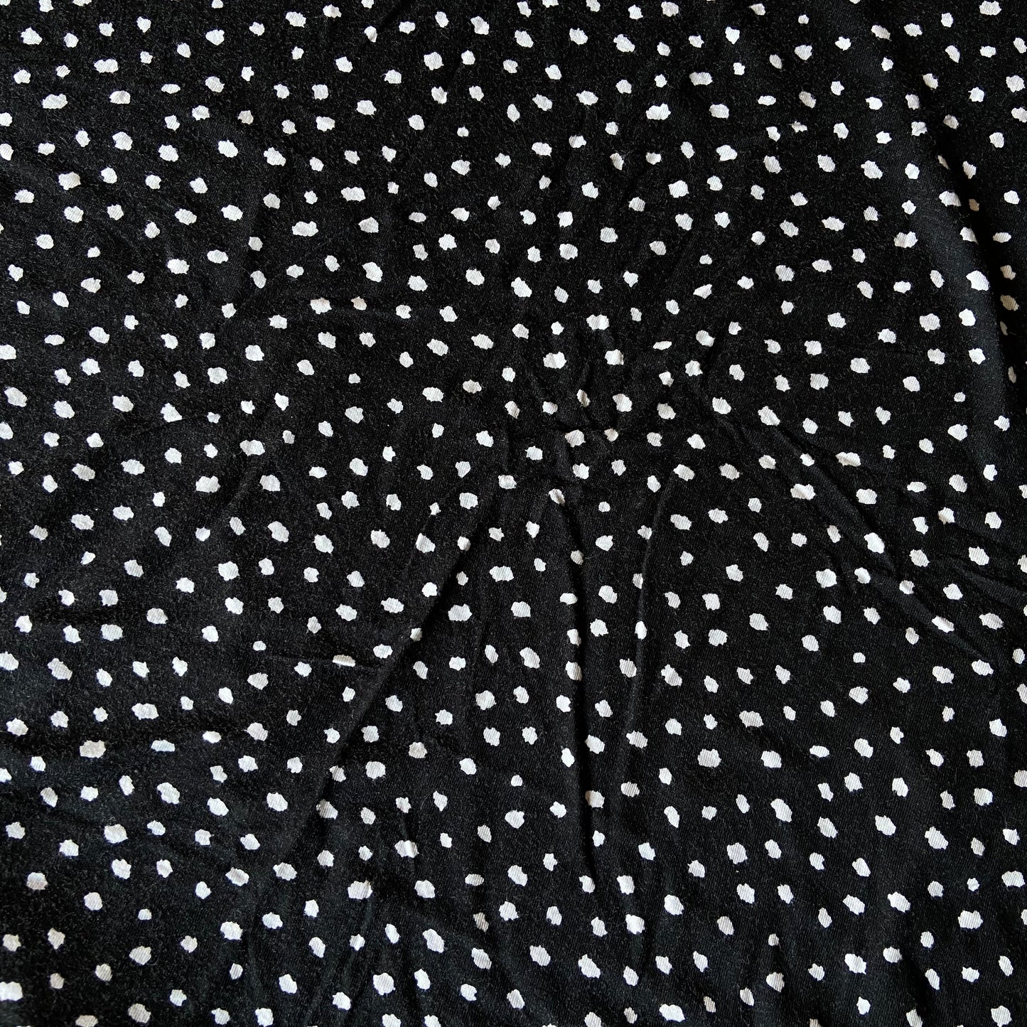 Black Micro Polka Dot